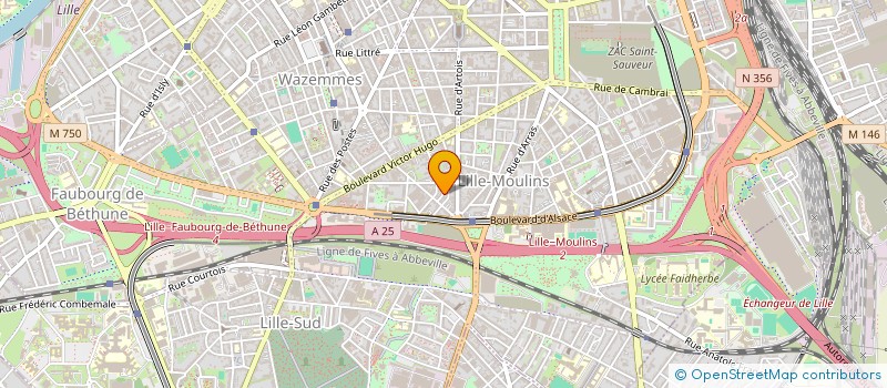 localisation de l'entreprise HOMY HELP à LILLE