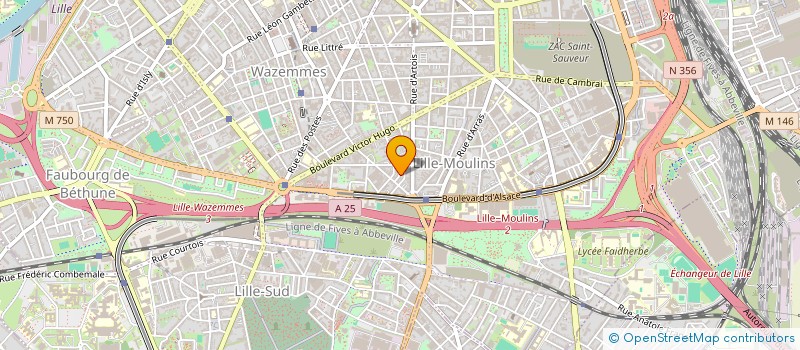 localisation de l'entreprise HOMY HELP SERVICE à LILLE