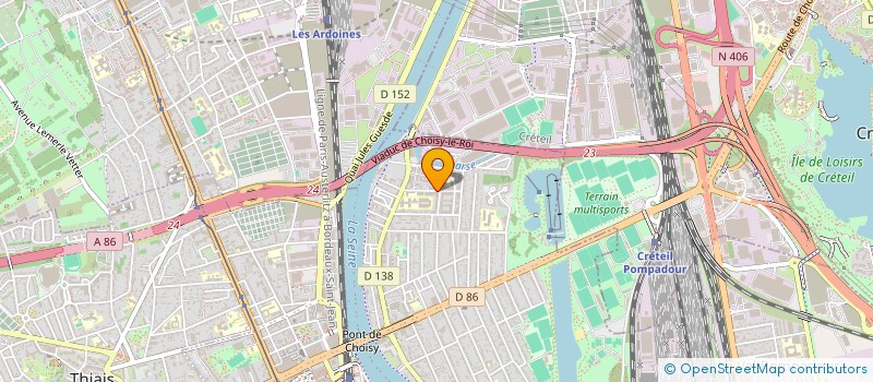 localisation de l'entreprise HOMY RENOVATION à CHOISY-LE-ROI