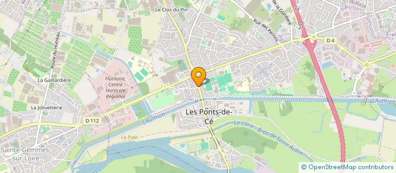 localisation de l'entreprise HOMYGOD! à LES PONTS-DE-CE