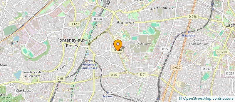 localisation de l'entreprise HOMYLOC à FONTENAY-AUX-ROSES