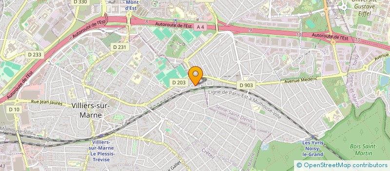 localisation de l'entreprise HOMYN  VILLIERS-SUR-MARNE