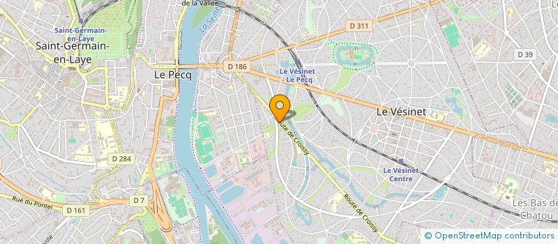 localisation de l'entreprise HOMYOS à LE VESINET