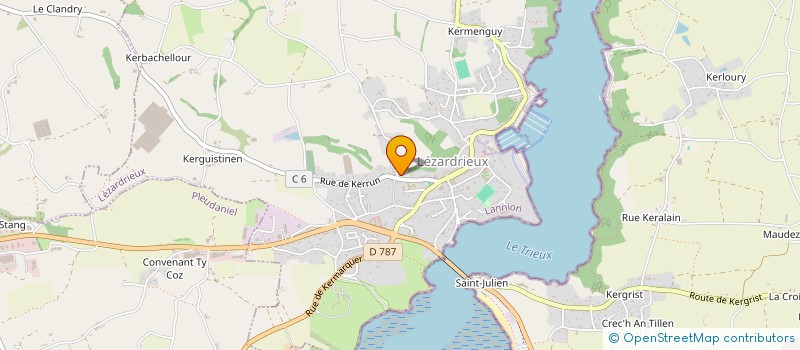 localisation de l'entreprise HON TI GLAS  LEZARDRIEUX