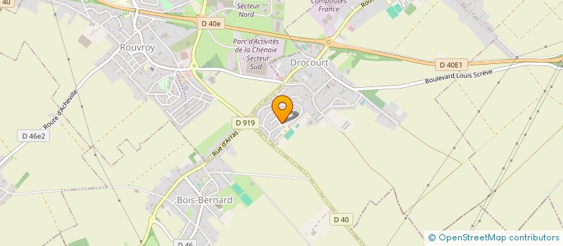 localisation de l'entreprise HONBATI  DROCOURT