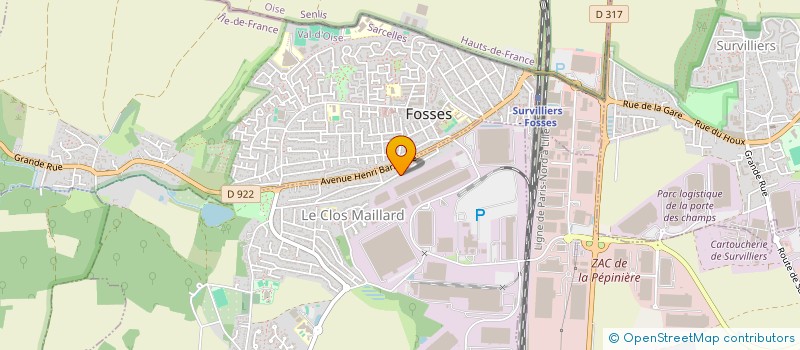 localisation de l'entreprise HONDATSANG  MARLY-LA-VILLE