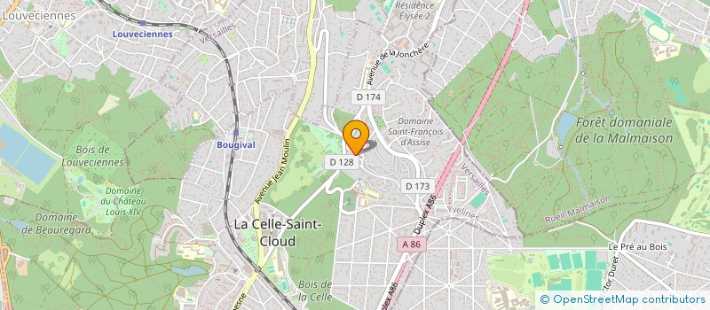 localisation de l'entreprise HONDURAS FRATERNITE  LA CELLE-SAINT-CLOUD