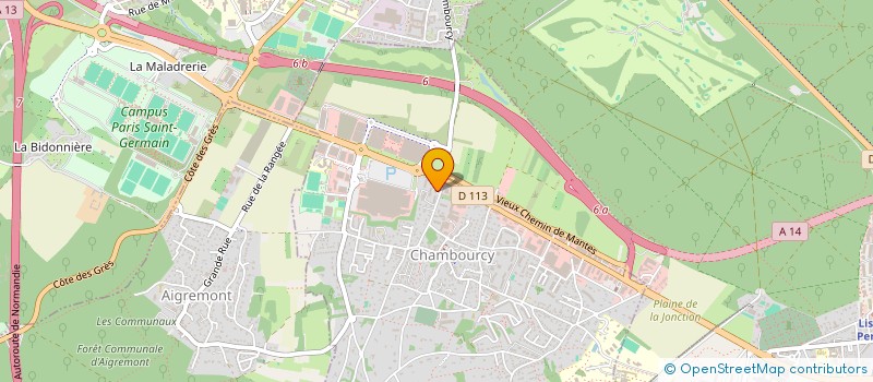 localisation de l'entreprise HONEGGER  SAINT-GERMAIN-EN-LAYE