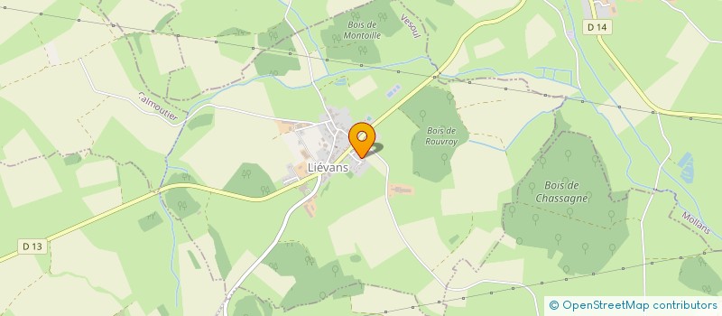 localisation de l'entreprise HONEIRA  LIEVANS