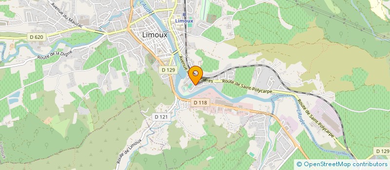localisation de l'entreprise HONES à LIMOUX