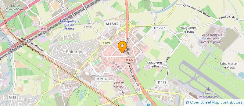 localisation de l'entreprise HONEST 34 48  MAUGUIO