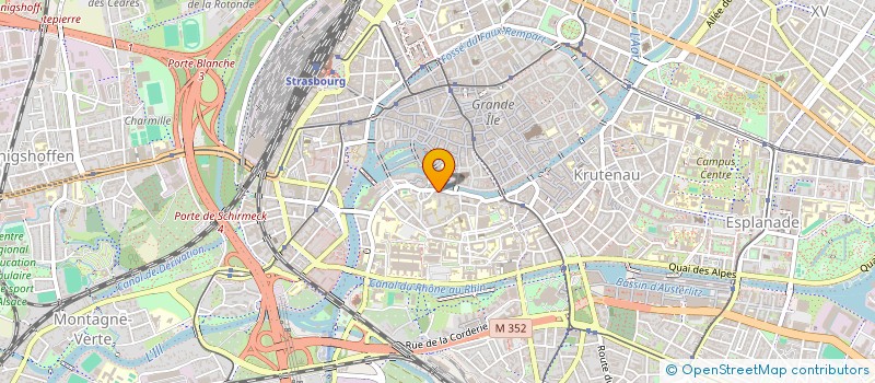 localisation de l'entreprise HONESTY à STRASBOURG