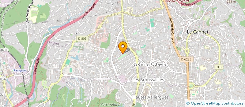 localisation de l'entreprise HONEY à LE CANNET