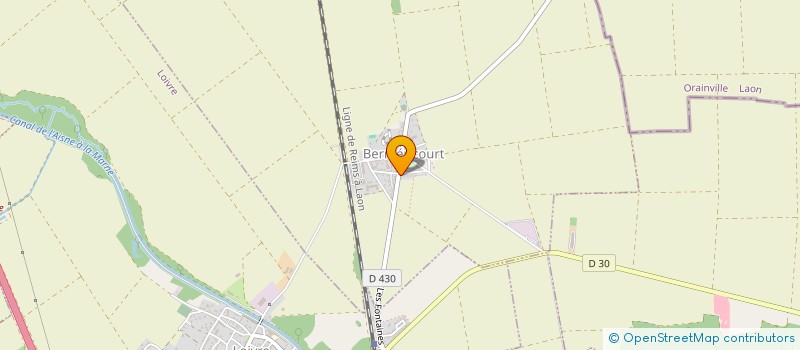 localisation de l'entreprise HONEY  BERMERICOURT