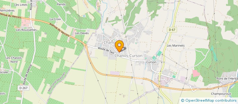 localisation de l'entreprise HONEY  CHANOS-CURSON