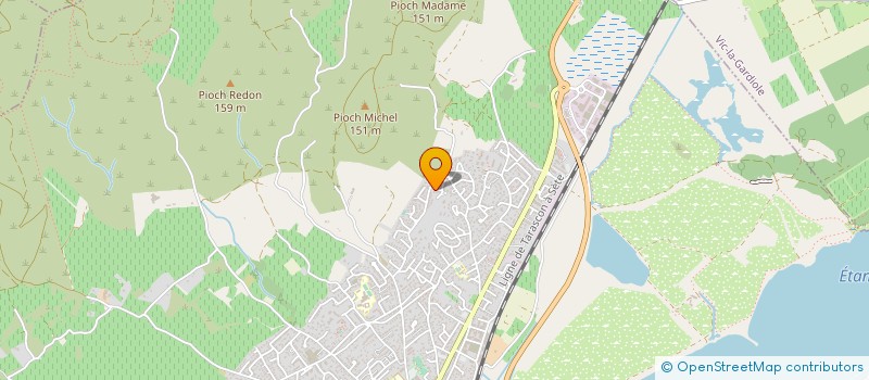 localisation de l'entreprise HONEY DIGITAL à FRONTIGNAN