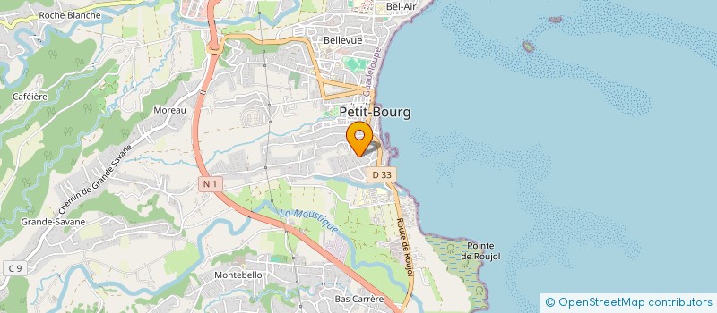 localisation de l'entreprise HONEYB HOUSE CONCIERGERIE  PETIT-BOURG