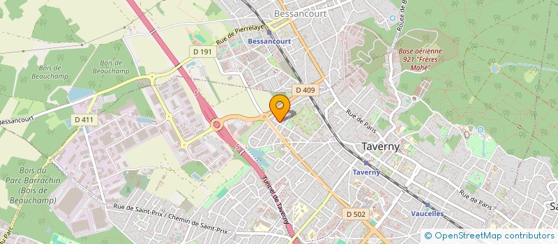 localisation de l'entreprise HONFLEUR  TAVERNY