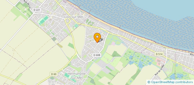 localisation de l'entreprise HONFLEUR BLEU à HERMANVILLE-SUR-MER