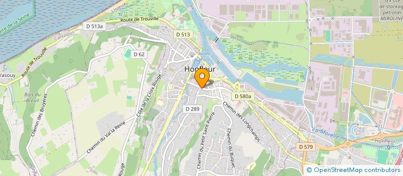 localisation de l'entreprise HONFLEUR IMMOBILIER  HONFLEUR