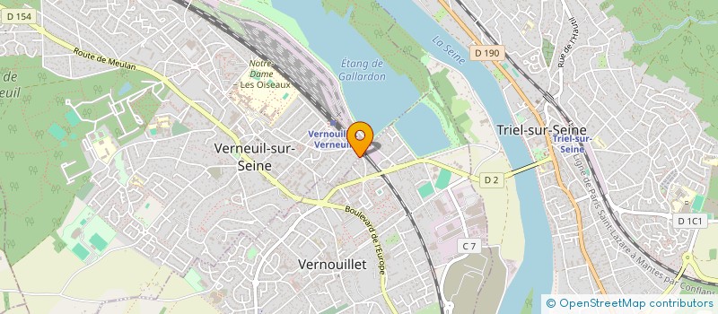 localisation de l'entreprise HONFLEUR PROVIDENCE  VERNEUIL-SUR-SEINE