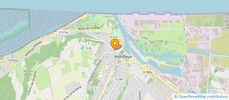 localisation de l'entreprise HONFLEURAISE DES CAPUCINS à HONFLEUR