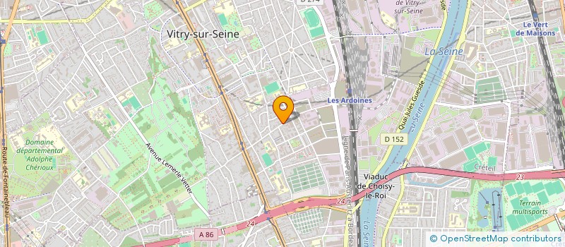 localisation de l'entreprise HONG DA  VITRY-SUR-SEINE