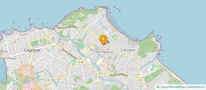 localisation de l'entreprise HONG DA TIA  CAYENNE