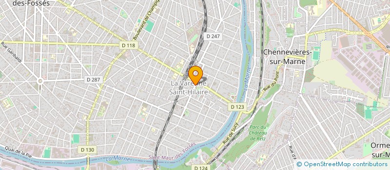 localisation de l'entreprise HONG FU à SAINT-MAUR-DES-FOSSES