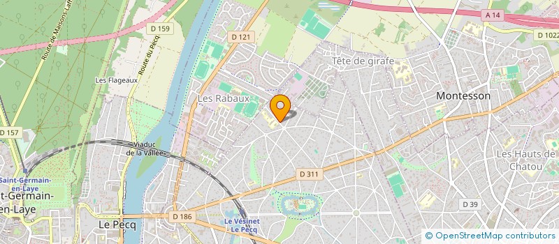 localisation de l'entreprise HONG-MEN  LE VESINET