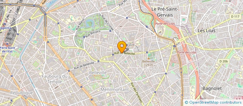 localisation de l'entreprise HONG'S FOOD  PARIS