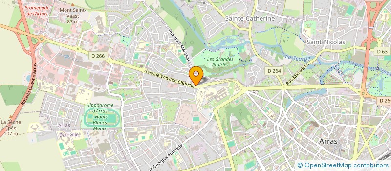 localisation de l'entreprise HONG TAI YANG à ARRAS