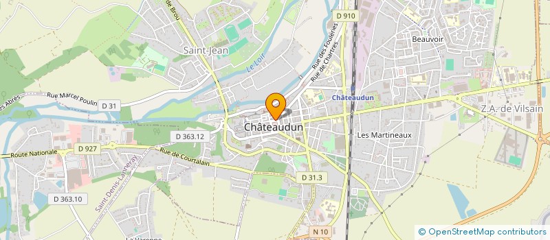 localisation de l'entreprise HONG XIN à CHATEAUDUN