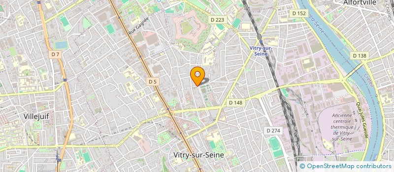localisation de l'entreprise HONG YUN à VITRY-SUR-SEINE