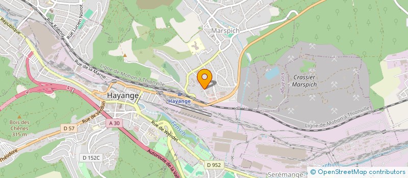 localisation de l'entreprise HONG YUN  HAYANGE