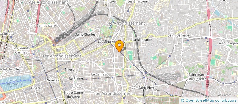 localisation de l'entreprise HONG YUN à MARSEILLE 4EME