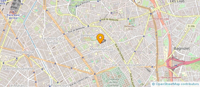 localisation de l'entreprise HONGLI  PARIS