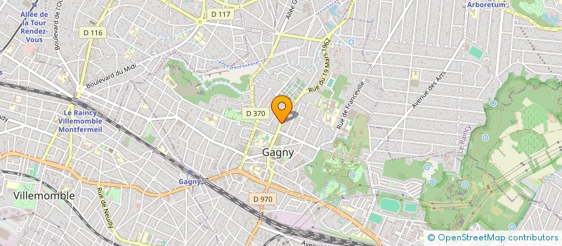 localisation de l'entreprise HONLY à GAGNY