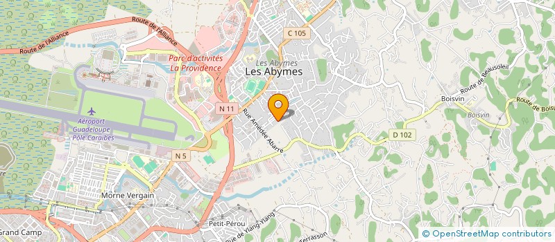 localisation de l'entreprise HONNETE ORGANISATION à LES ABYMES