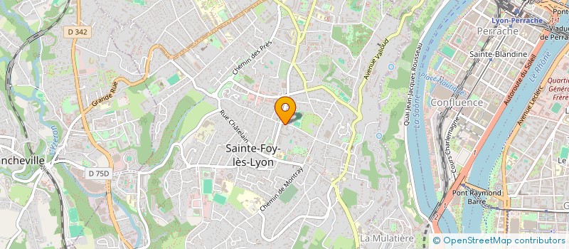 localisation de l'entreprise HONNEUR AUX DAMES à SAINTE-FOY-LES-LYON