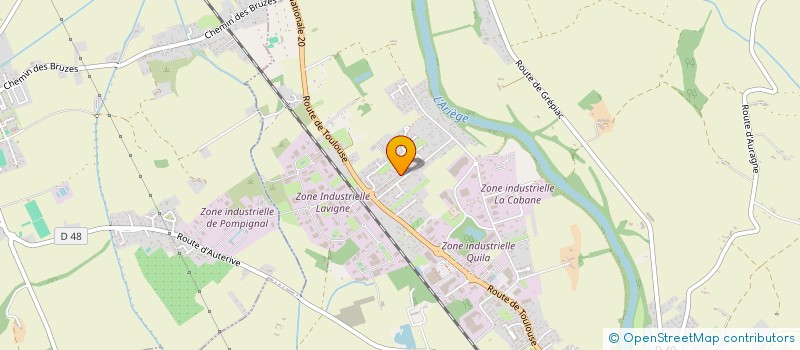 localisation de l'entreprise HONNEUR ET PATRIE HAUTE GARONNE  AUTERIVE