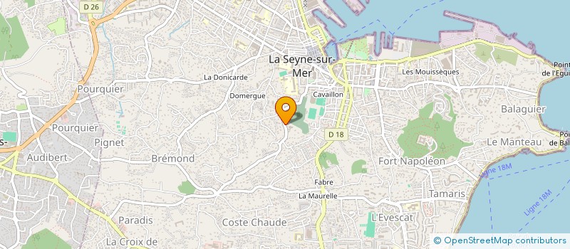 localisation de l'entreprise HONNORAT INVESTISSEMENT  LA SEYNE-SUR-MER