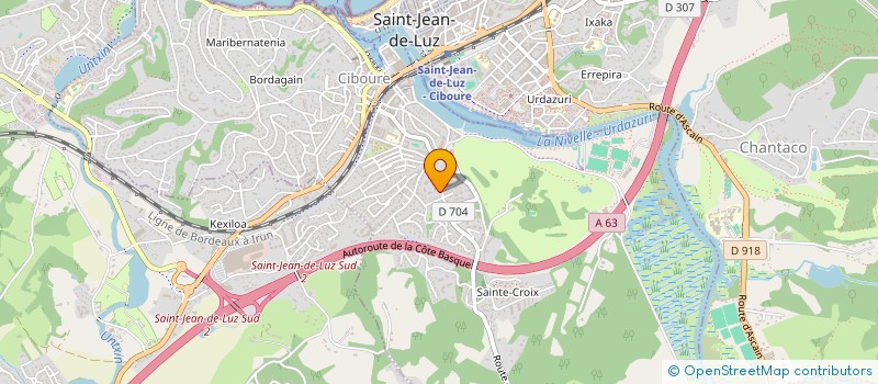 localisation de l'entreprise HONO RESIDENCES  CIBOURE