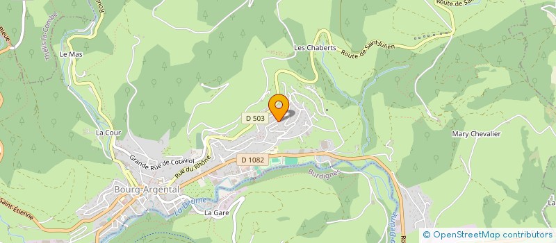 localisation de l'entreprise HONOCARE  BOURG-ARGENTAL