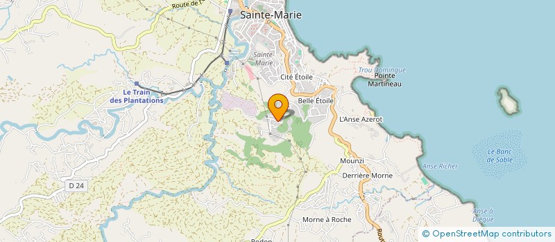 localisation de l'entreprise HONOFI  SAINTE MARIE