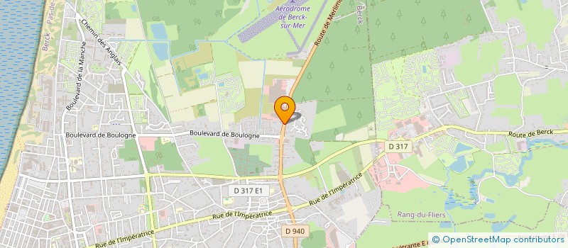 localisation de l'entreprise HONOLULU  BERCK