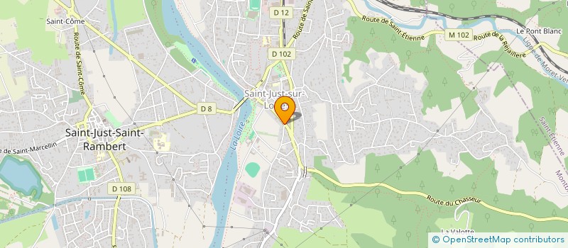 localisation de l'entreprise HONOLULU  SAINT-JUST-SAINT-RAMBERT