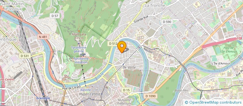 localisation de l'entreprise HONOM à GRENOBLE