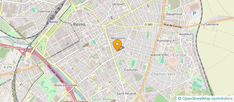 localisation de l'entreprise HONOMAC  REIMS