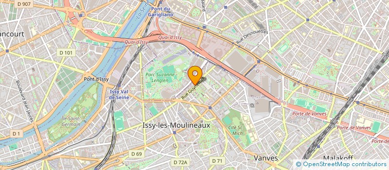 localisation de l'entreprise HONOR TECHNOLOGIES FRANCE S.A.S.U. à ISSY-LES-MOULINEAUX